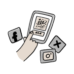 إستخدام كافة وسائل التواصل الاجتماعي المتاحة لفضح الجرائم اللإسرائيلية التي تتم بشكل متكرر على أهلنا في فلسطين و توضيح أحقية الفلسطينيين لأرضهم